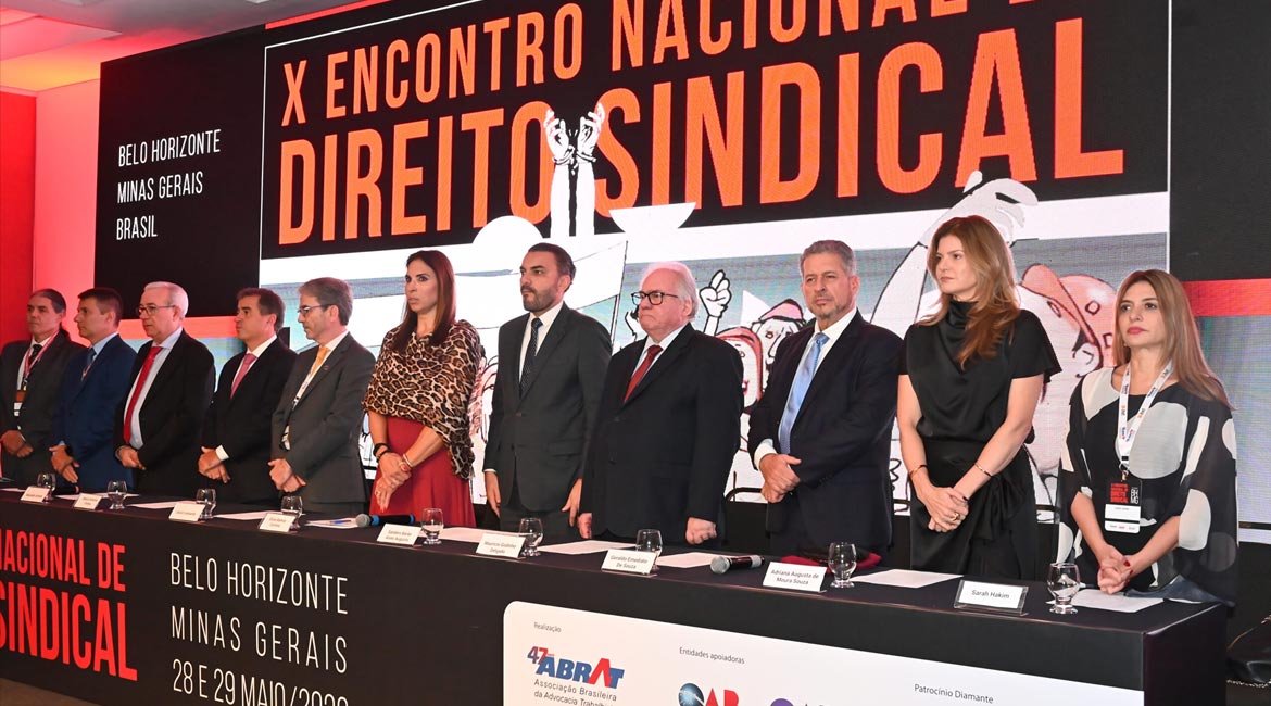 X Encontro Nacional de Direito Sindical inicia em Belo Horizonte