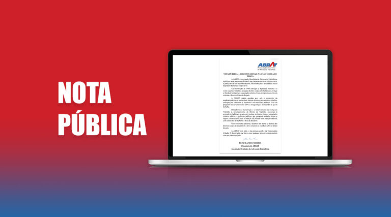 NOTA PÚBLICA — DIREITOS SOCIAIS NÃO SÃO MOEDA DE TROCA
